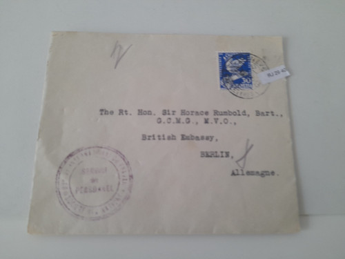Brief schweiz den - brief, an