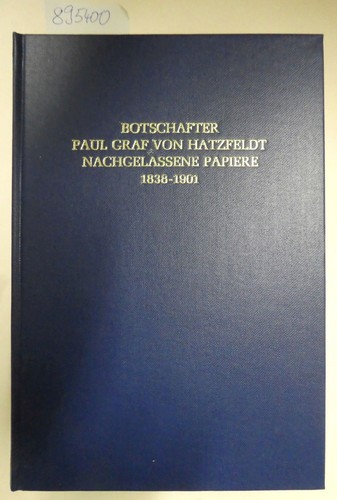 Botschafter paul graf von - botschafter,