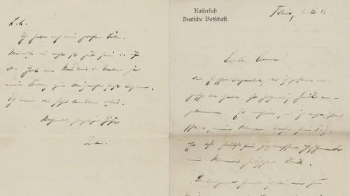 Brief tokio botschaft - brief,